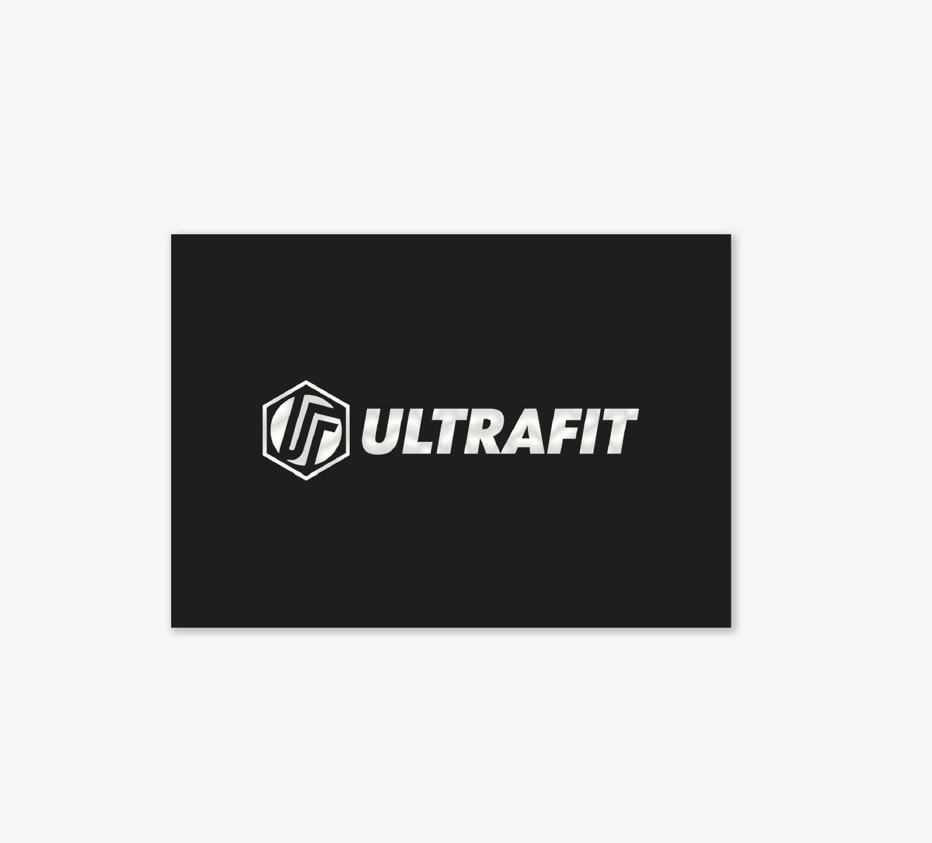 Metal Logo Sticker (Horizontal)