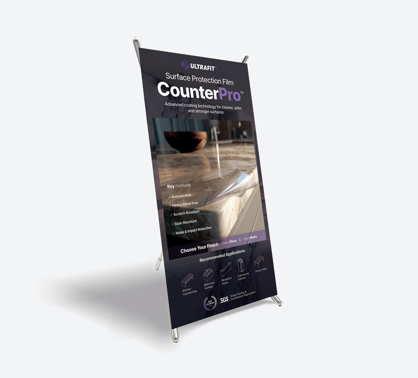 SPF Mini X-Banner (with Stand)