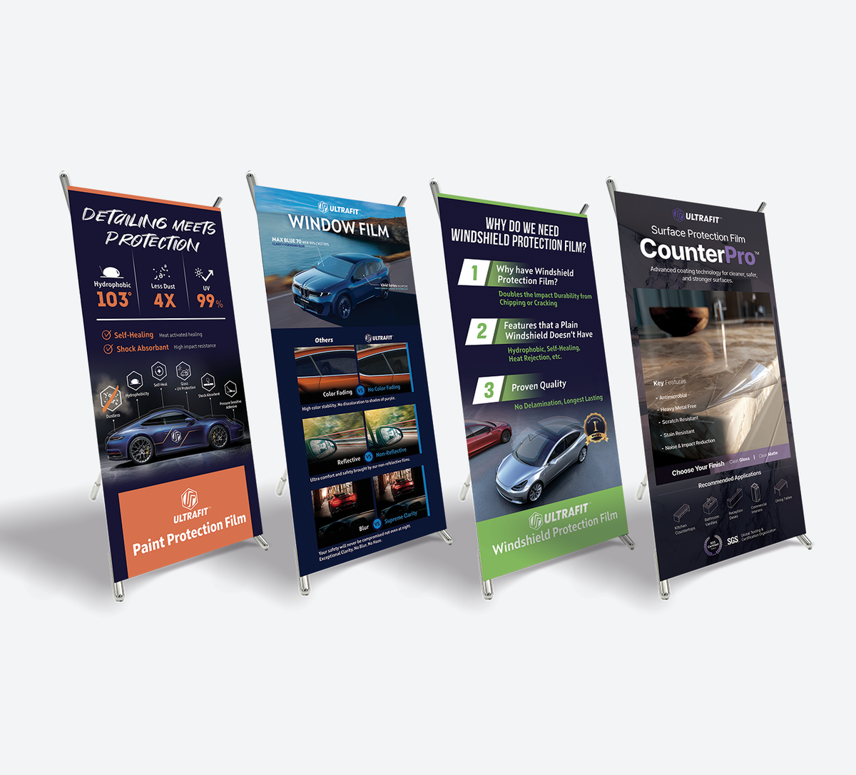 Mini X-Banner (with Stand)